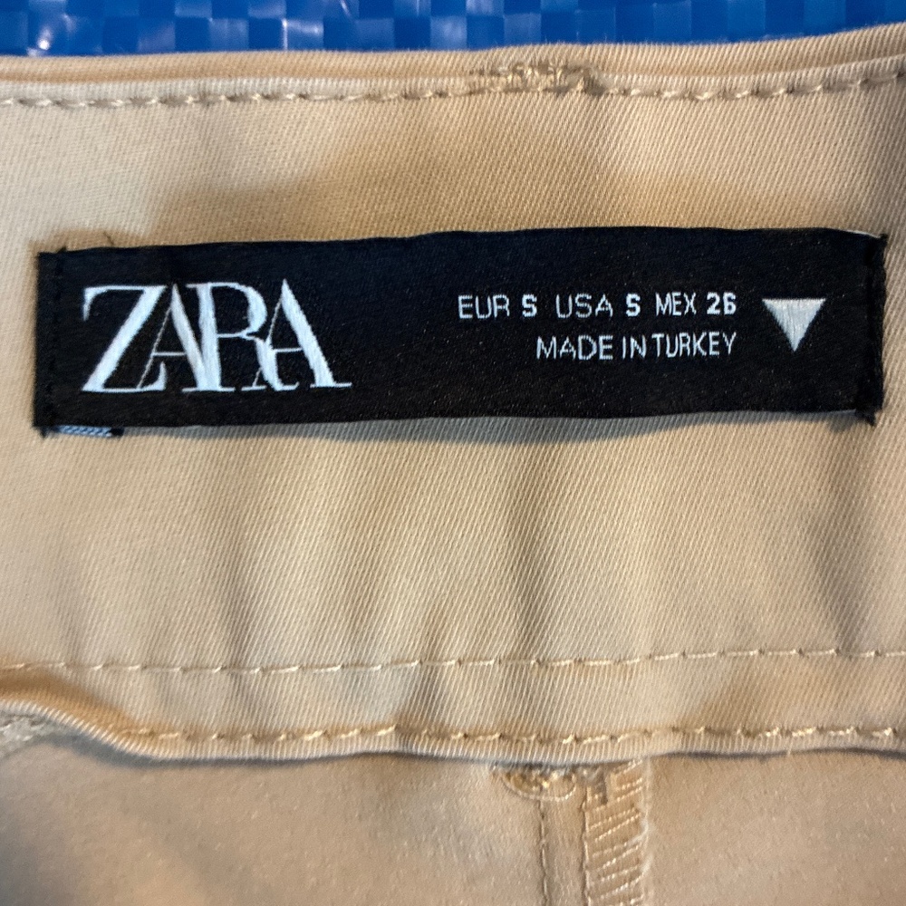 Zara tan cargo pants